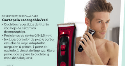 cortapelo recargable lidl